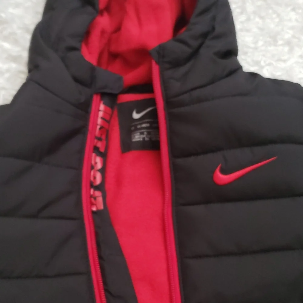 Boys Nike Puffer Hooded Winter Jacket